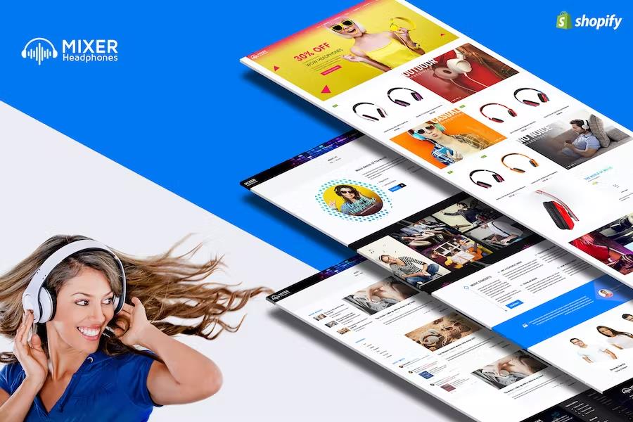 Mixer - Headphone and Audio Store Shopify Theme