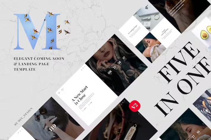 Preview image for Mixio - Five in One Multipurpose Template