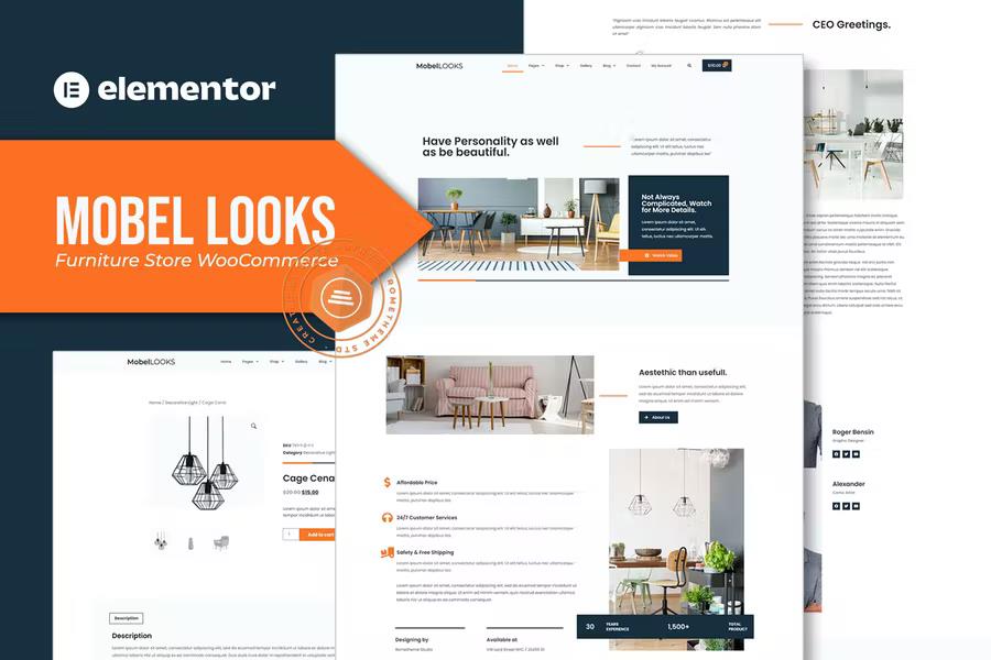 Preview image for Mobel Looks - Furniture Store WooCommerce Elementor Template Kit
