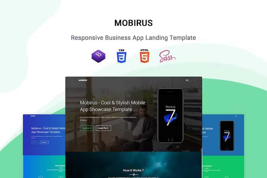Mobirus - Responsive Bootstrap App Landing Template