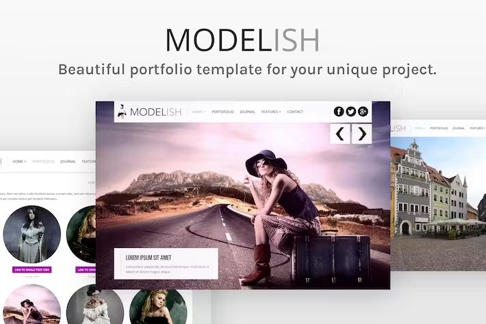 Modelish - Photography HTML5 Site Template