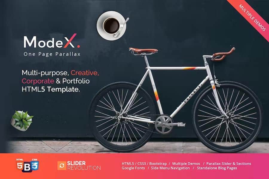 Modex - One Page Parallax