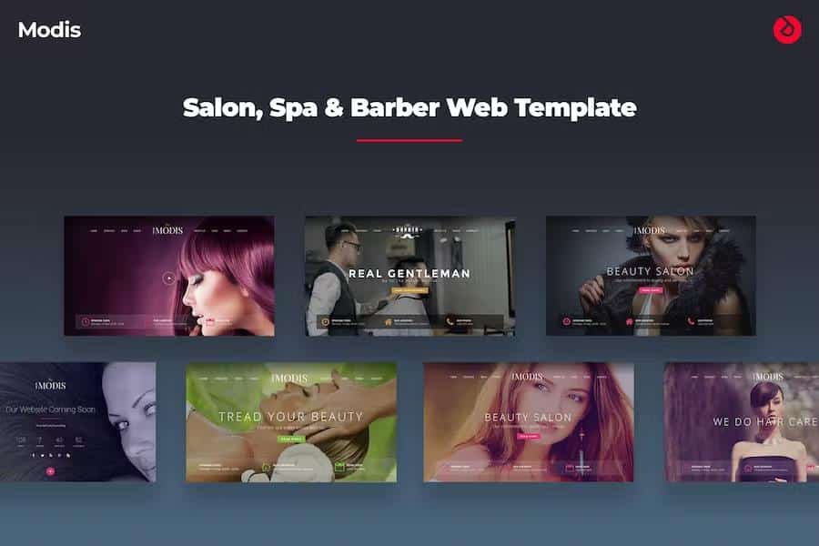 Modis - Salon, Spa & Barber Website Template