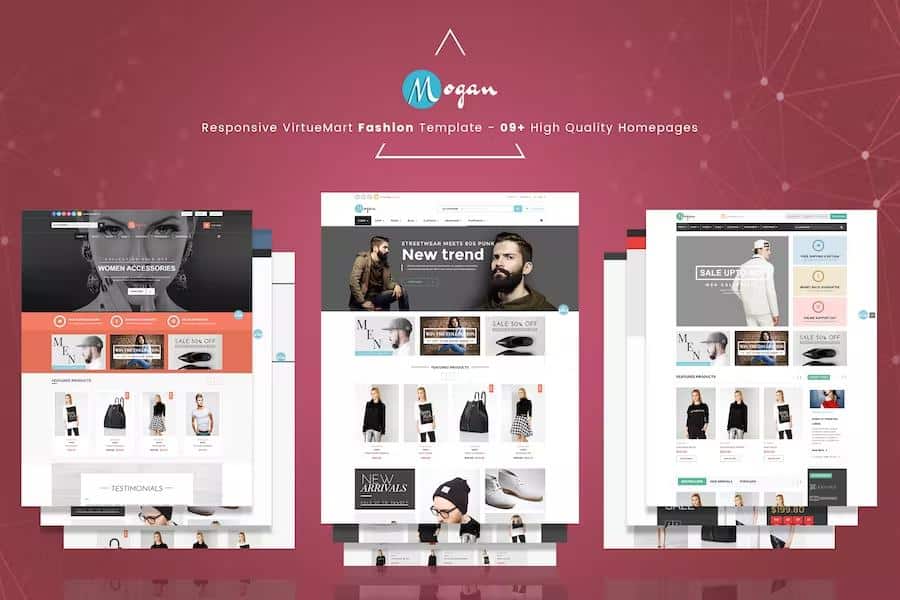 Vina Mogan - Responsive VirtueMart Fashion Template