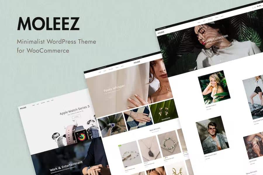 Moleez - Minimalist WordPress Theme for WooCommerce