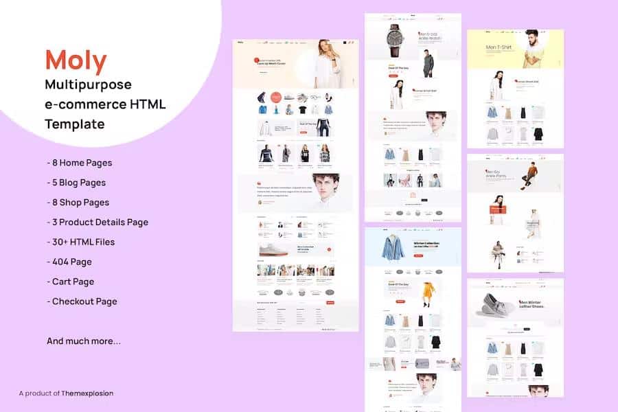 Moly - Multipurpose ecommerce HTML5 Template
