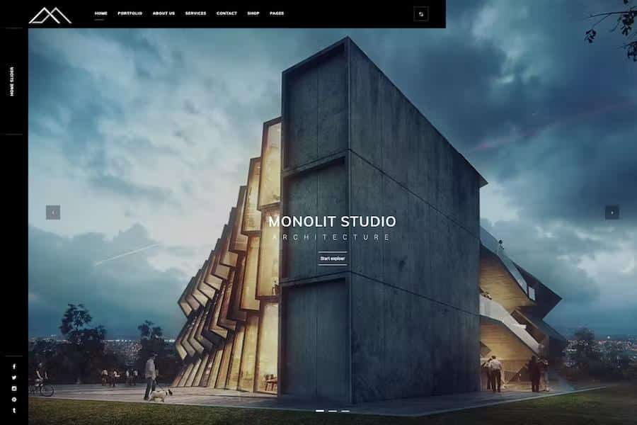 Monolit - Responsive Architecture WordPress Theme