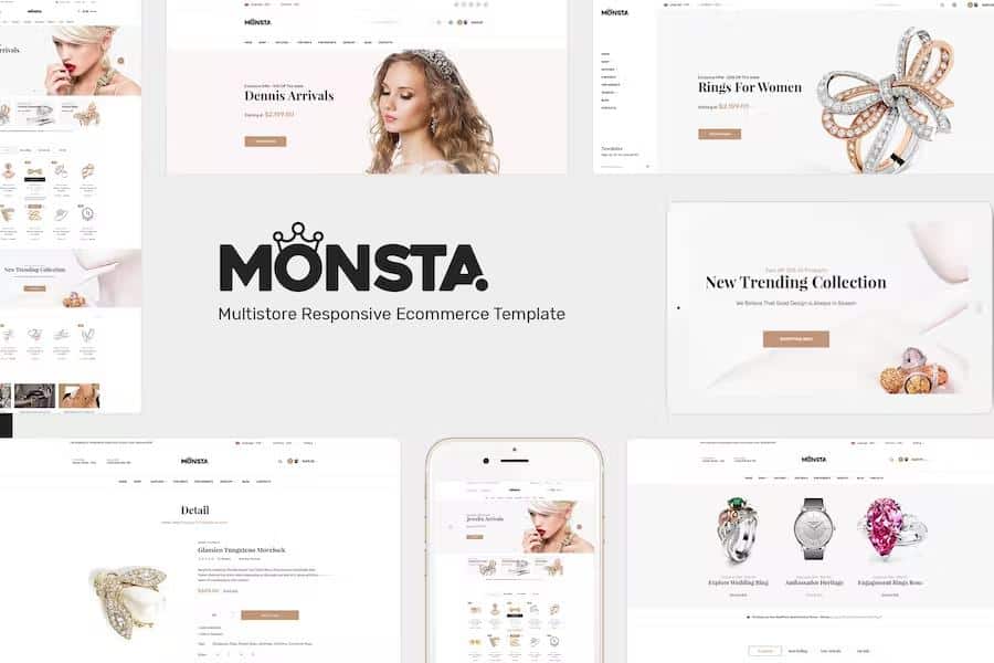 Monsta - Jewelry Theme for WooCommerce WordPress