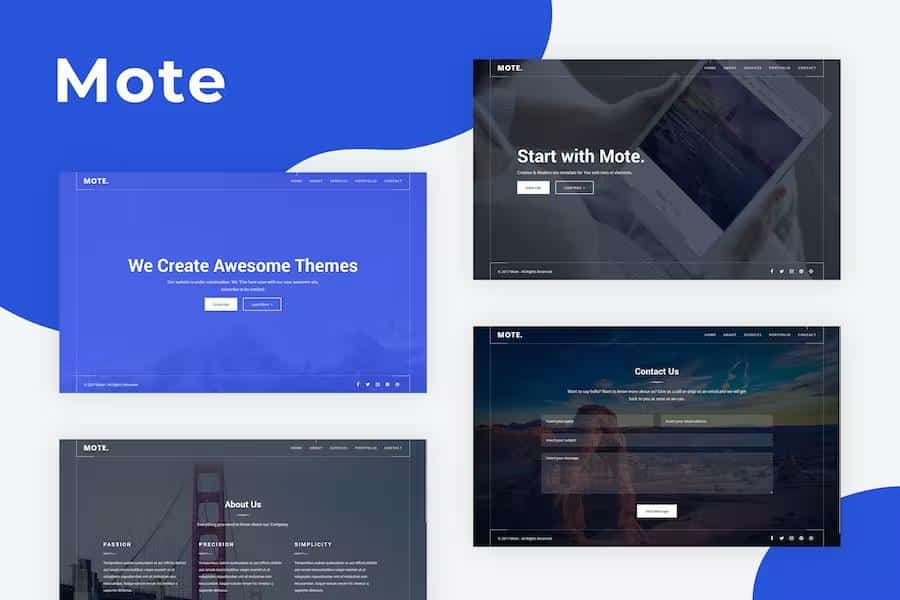 Mote - Versatile Coming Soon Template