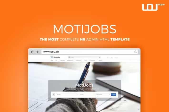 Motijobs - Human Resources Admin Template