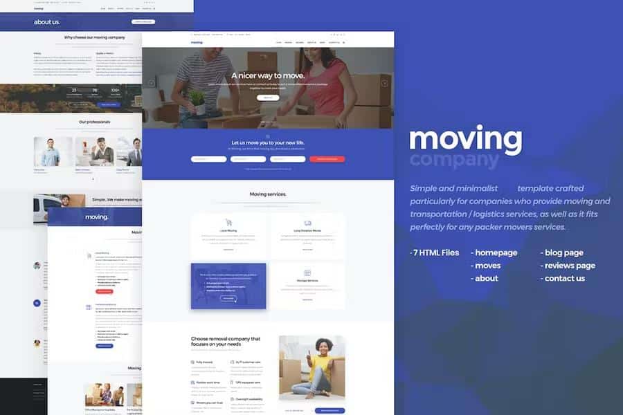 Moving - Logistic HTML5 Template