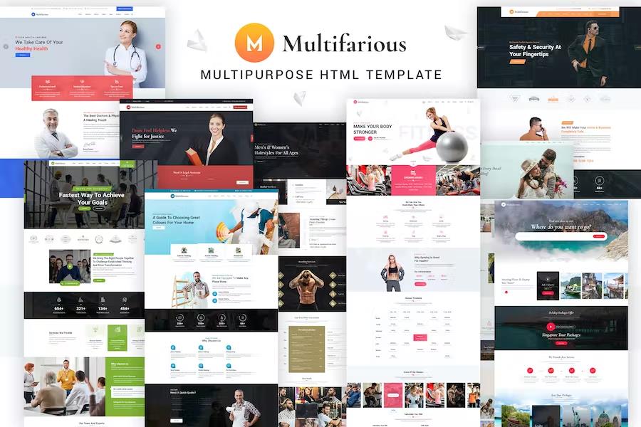 Multifarious - Multipurpose Business HTML Template