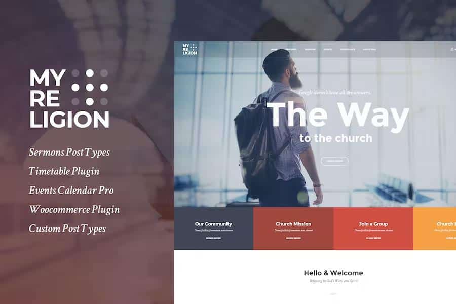 My Religion - Church & Charity WordPress Theme