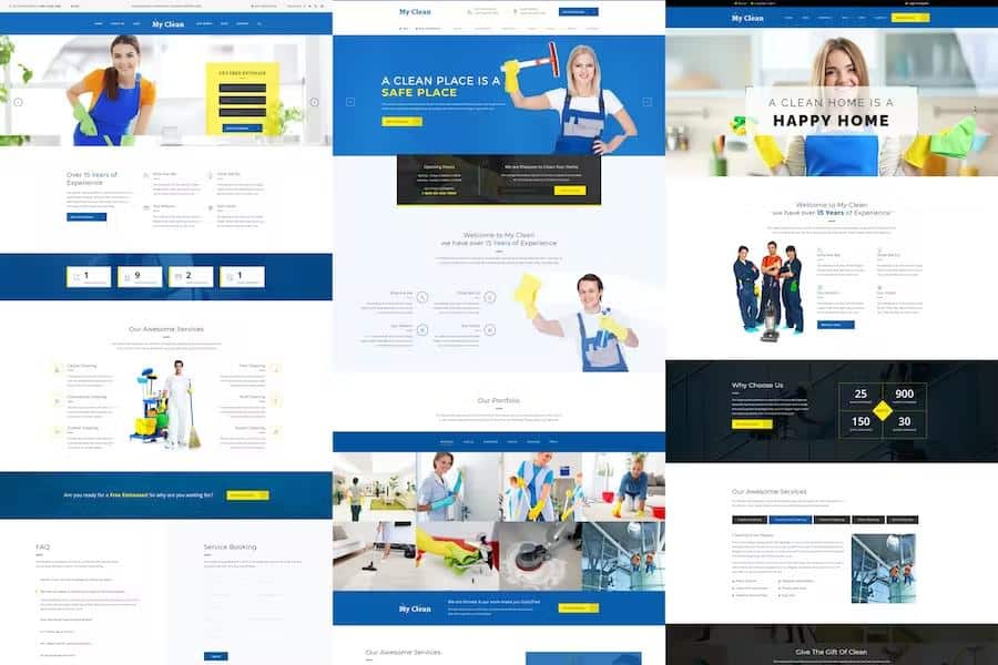 MyClean - Cleaning Company HTML5 Responsive Template