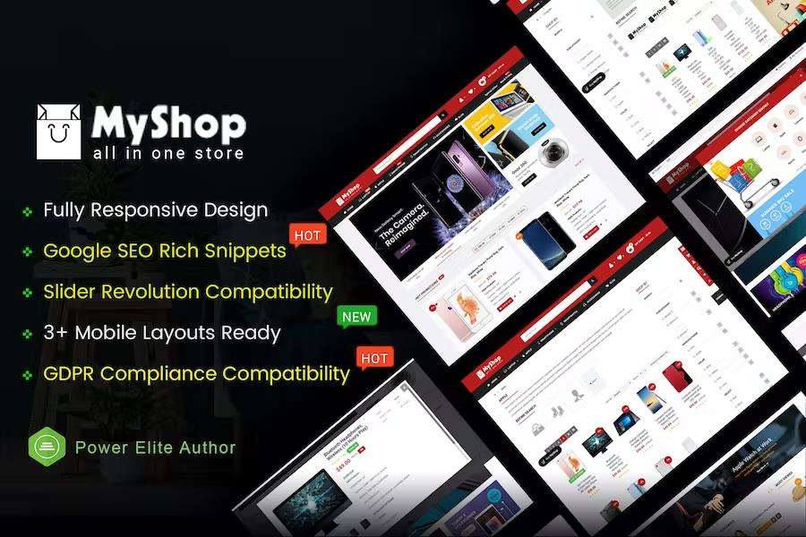 MyShop - Top Multipurpose OpenCart 3 Theme (3+ Mobile Layouts Included)