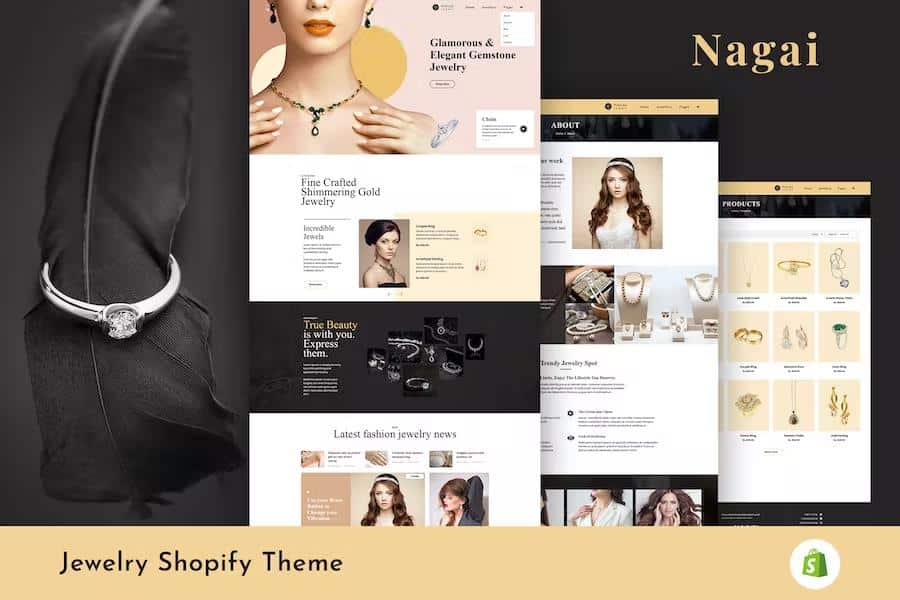 Nagai - Jewelry Store Shopify Theme