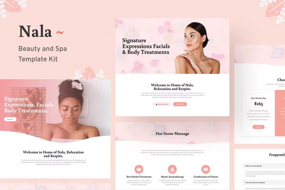 Preview image for Nala - Beauty & Spa Template Kit