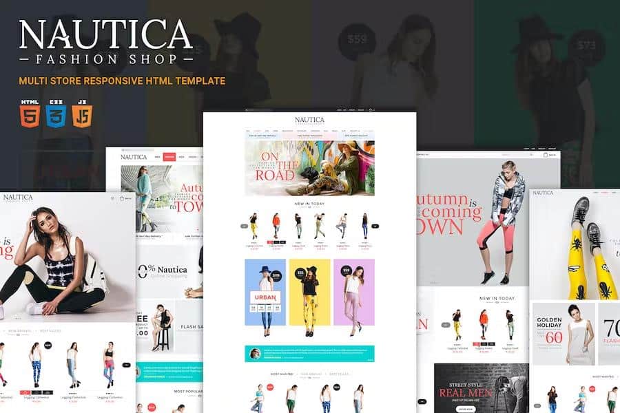 Nautica - Responsive HTML Template