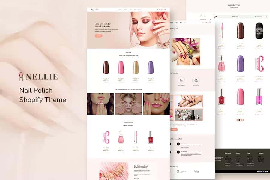 Nellie - Nail, Hair & Beauty Responsive Shopify Theme