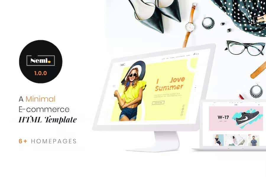 Nemi - Multi Store Responsive HTML Template