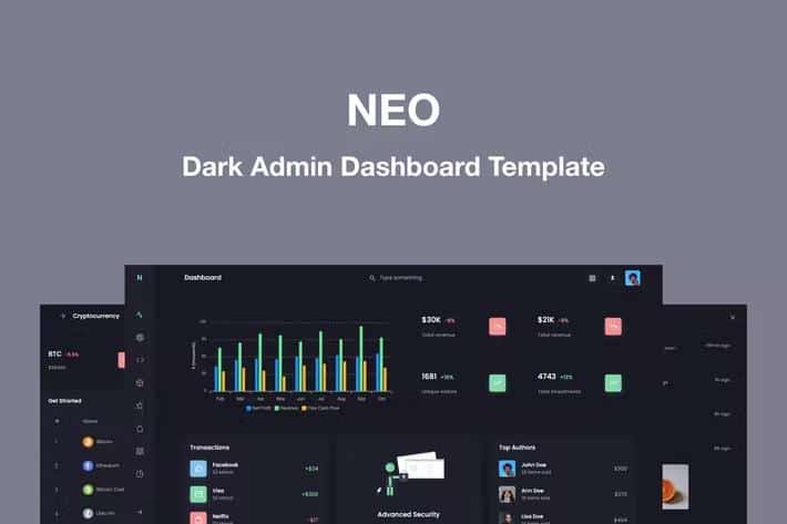 Neo - Responsive Admin Dashboard Template