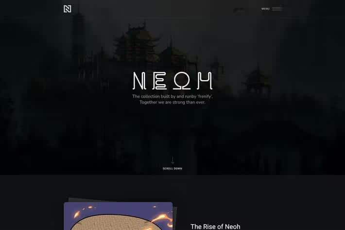 Neoh - NFT Portfolio and Landing Page