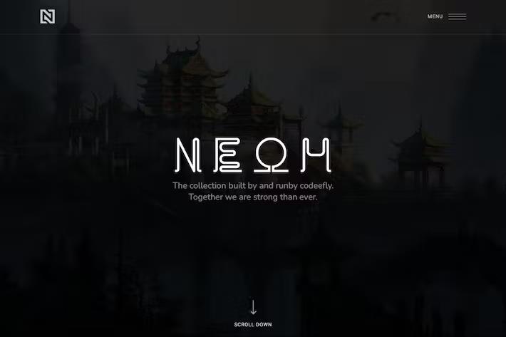 Preview image for Neoh - NFT Portfolio  React Nextjs Landing Page