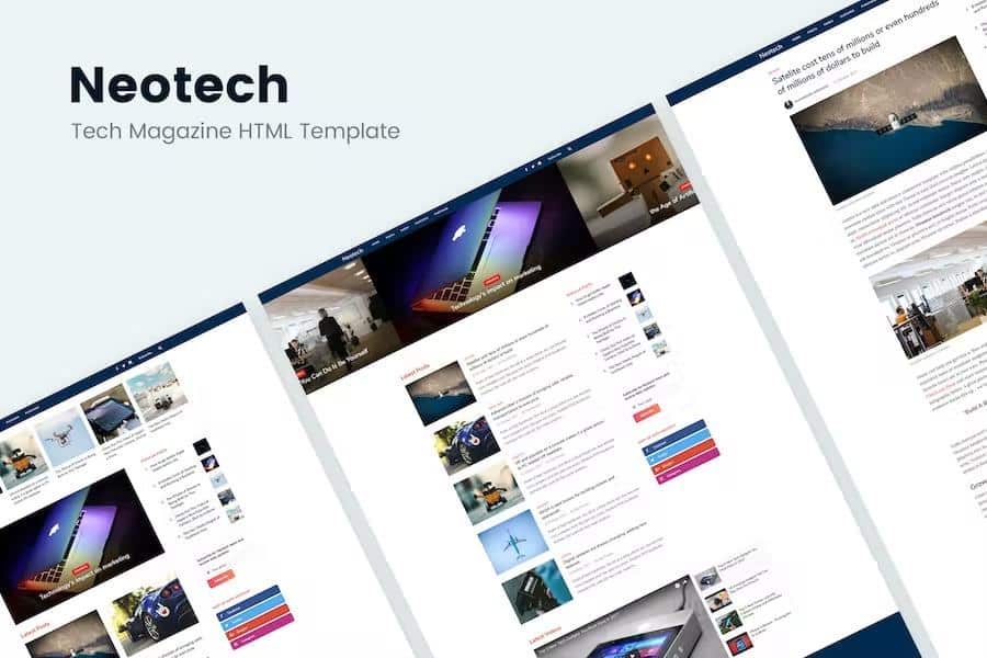 Neotech - Tech Magazine HTML Template