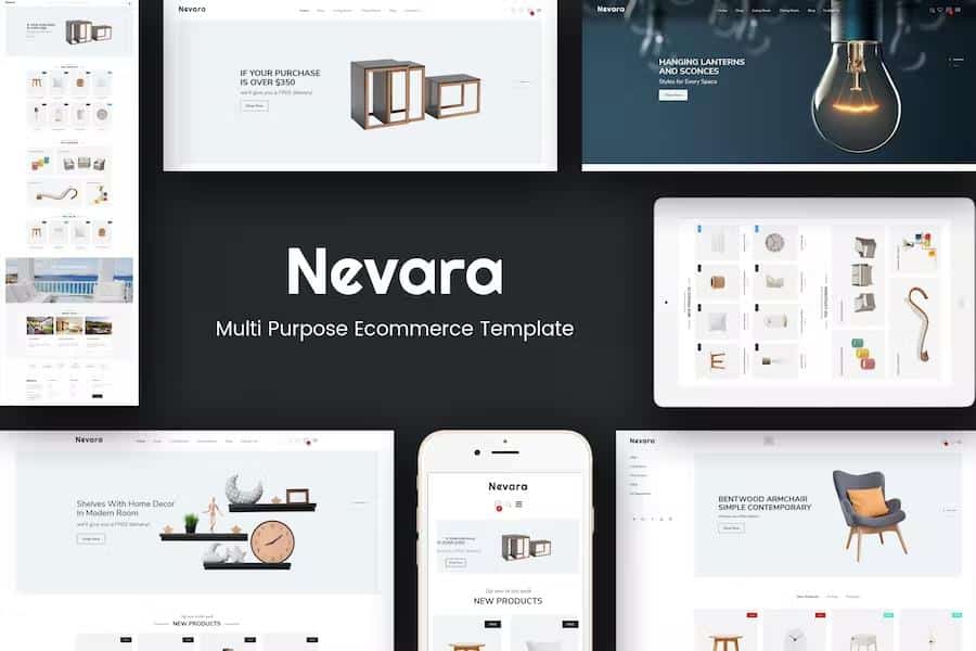 Nevara - Responsive Furniture & Interior Magento 2 Theme