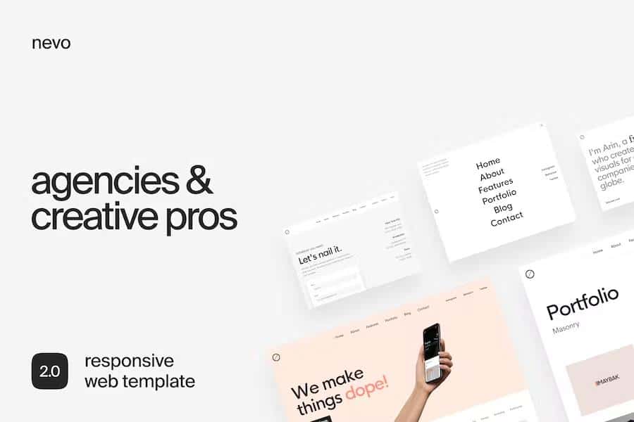 Nevo - Creative & Agency Portfolio Template