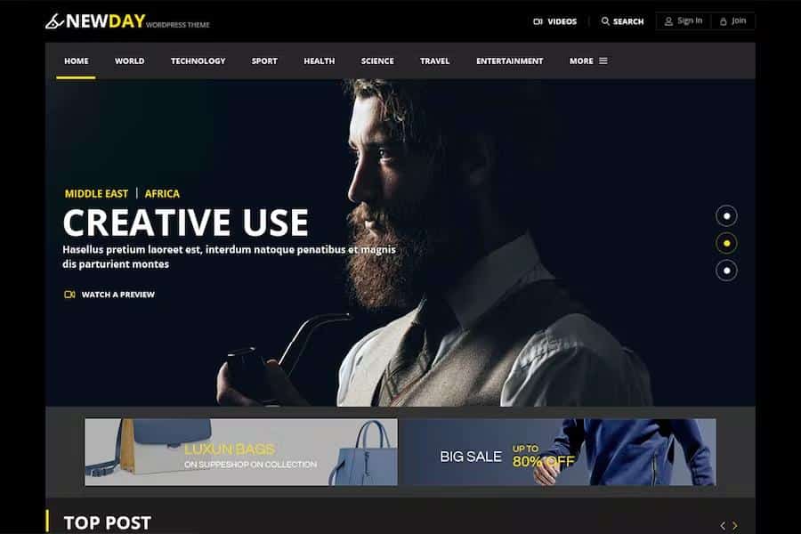 Newday - Html Template