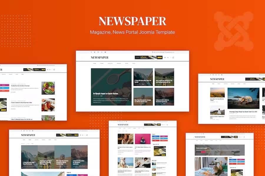 Newspaper - Magazine, News Portal Joomla 4 Template