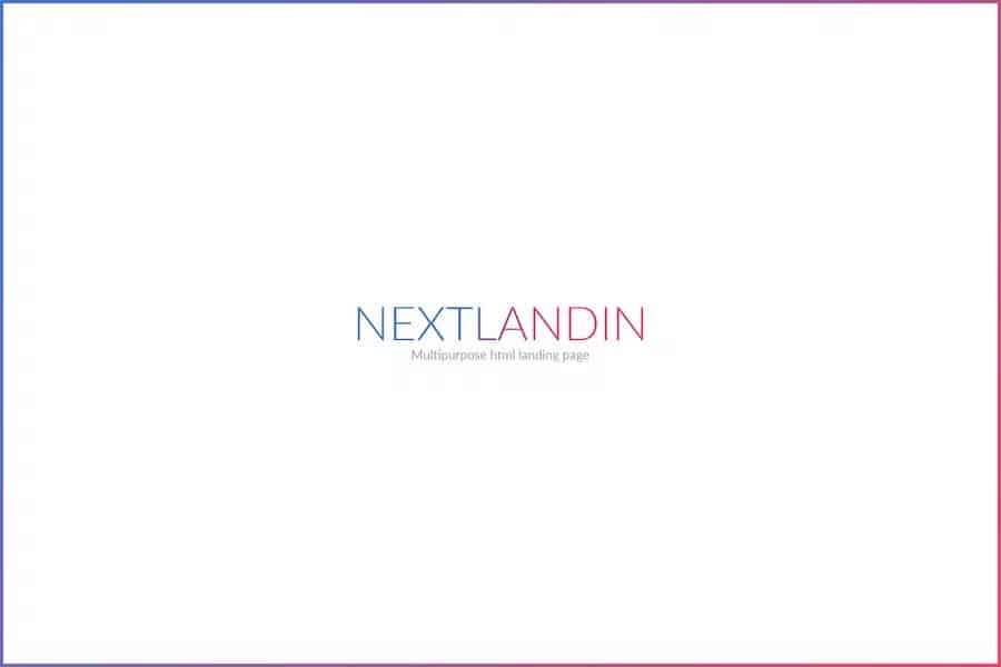 NEXT - MULTIPURPOSE LANDING PAGE