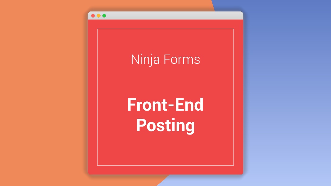 Ninja Forms Front-End Posting