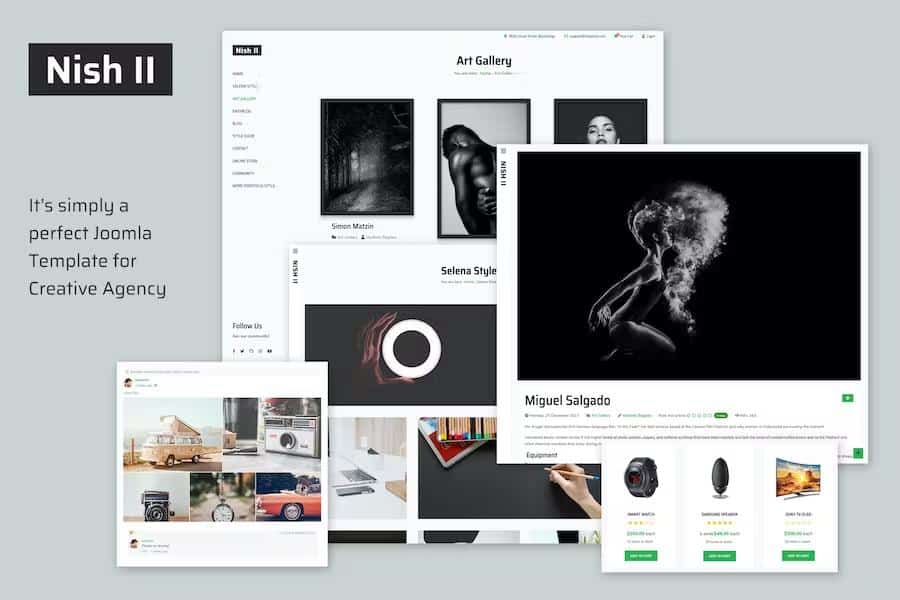 Nish II - Creative Joomla 4 Template