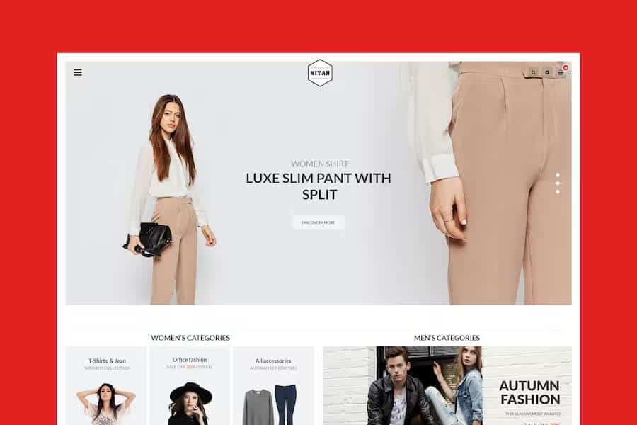 Nitan - Fashion WooCommerce WordPress Theme