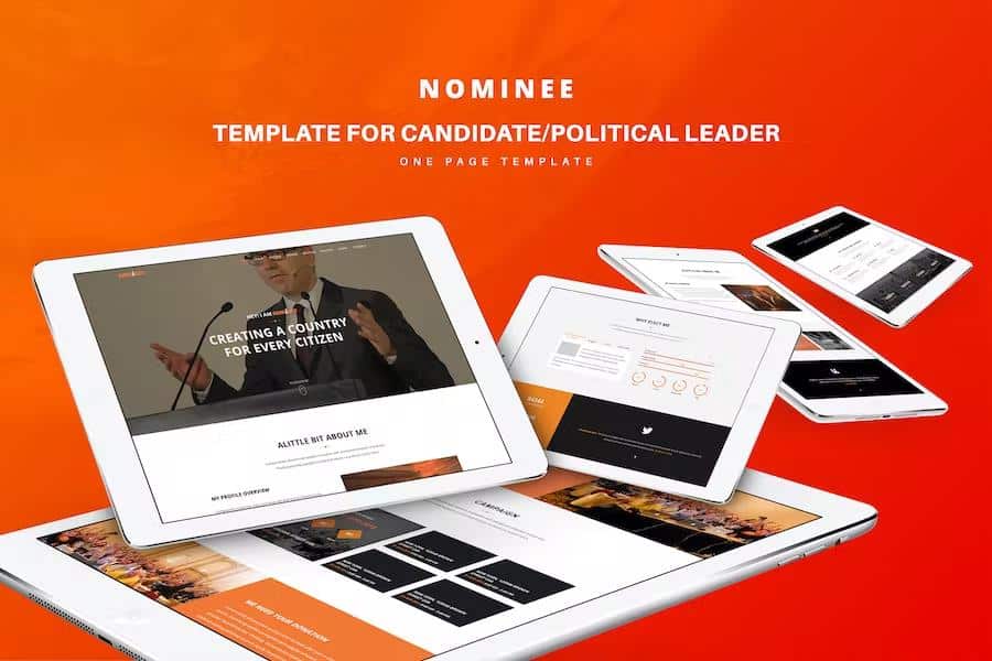 Nominee - Template for Candidate Political Leader