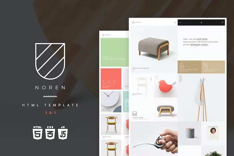 Noren - Multi Store Responsive HTML Template