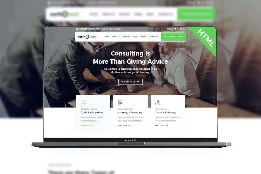 Northwest - Consulting HTML Template