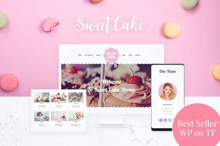 Cake Bakery - Pastry WP