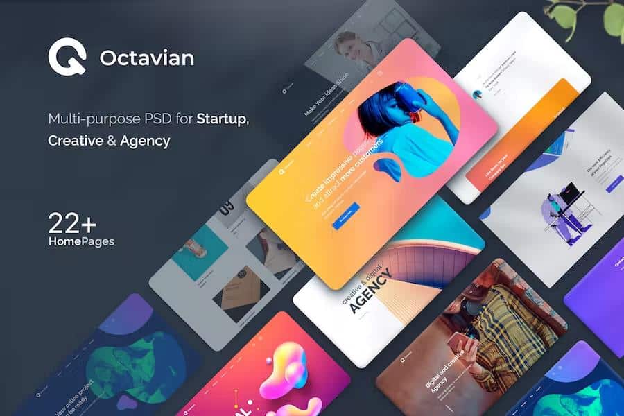Octavian - Multipurpose Creative HTML5 Template