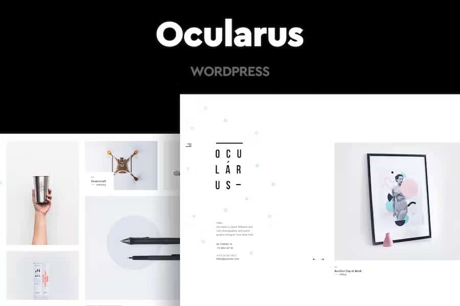 Ocularus - Minimal Photography WordPress Theme
