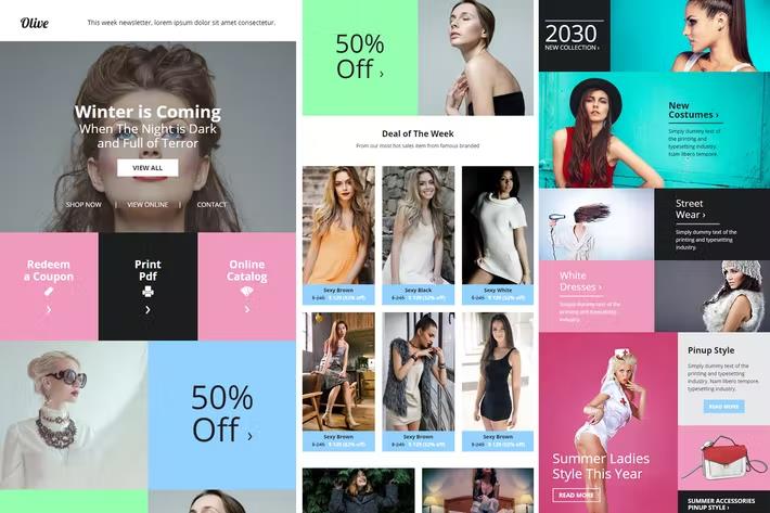 Olive - Fashion Ecommerce Email Newsletter