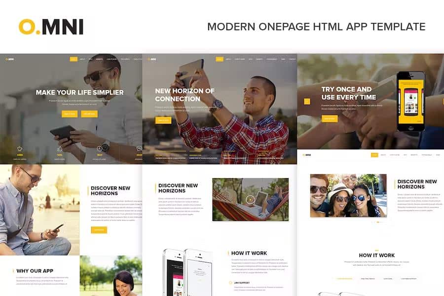Omni - Modern HTML App Template