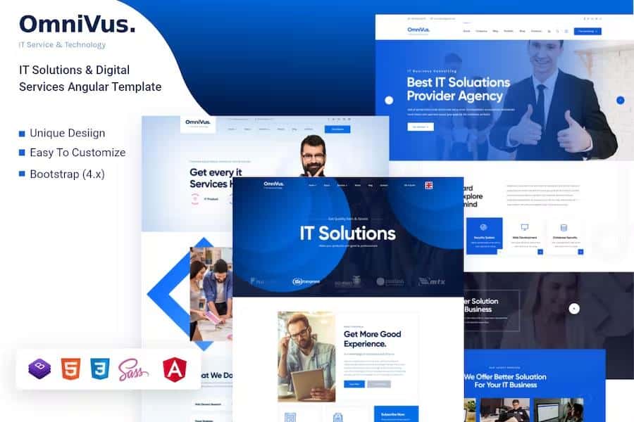 Omnivus -  IT Solutions & Digital Services Angular Template