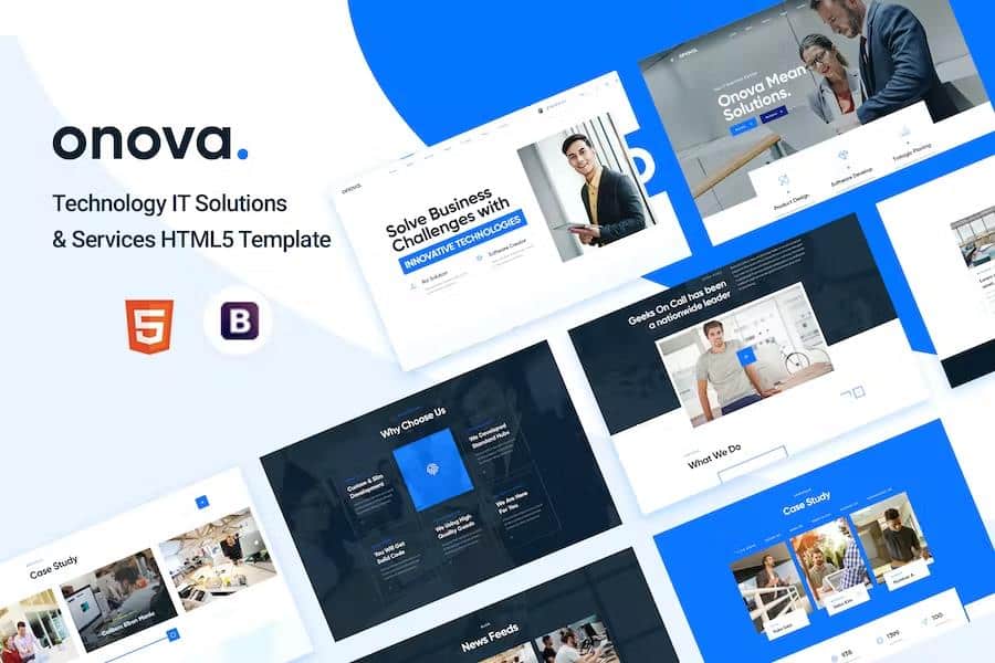 Onova - Technology IT Solutions & Services HTML5 Template