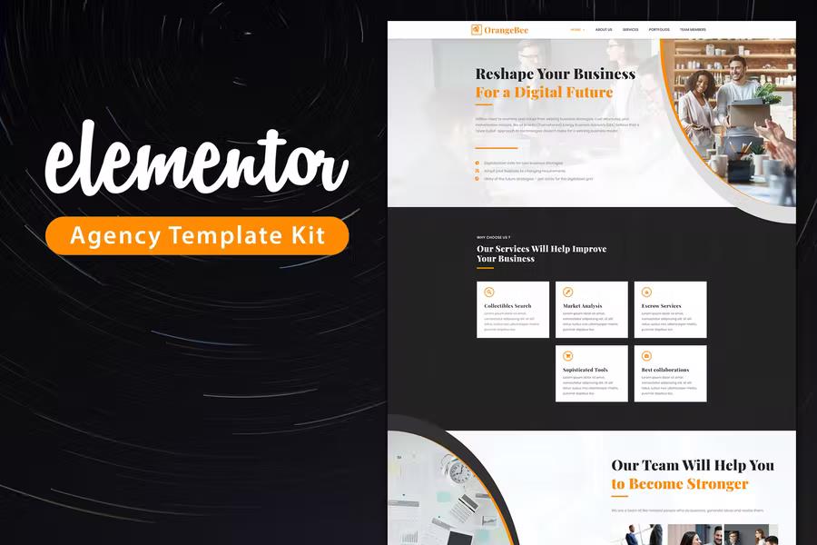 OrangeBee - Agency Template Kit