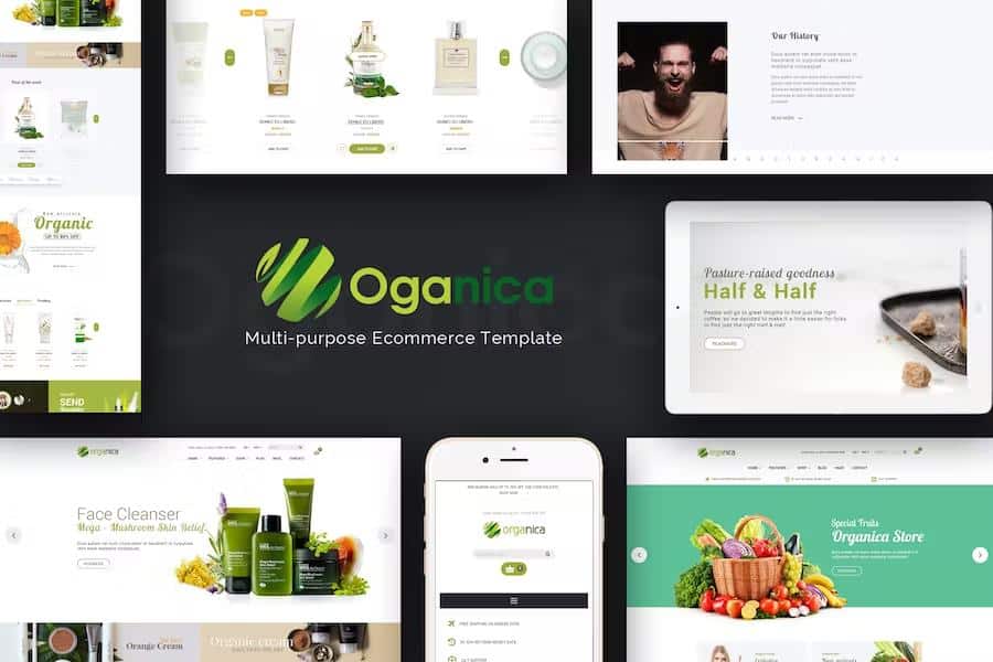 Organica - Organic, Beauty, Natural Cosmetics, Food, Farn and Eco WordPress Theme