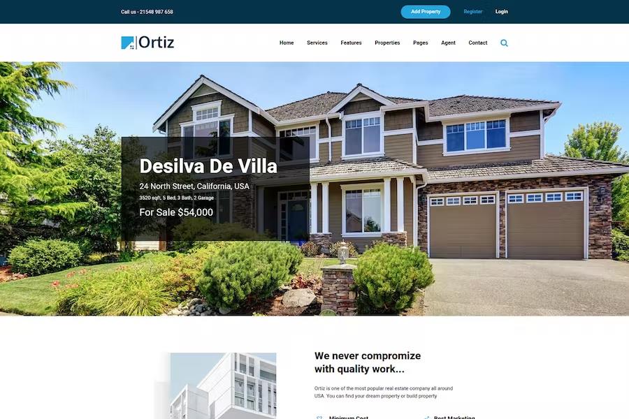 Ortiz - Real Estate HTML5 Template