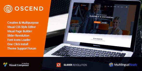 Oscend pluse - WordPress Theme